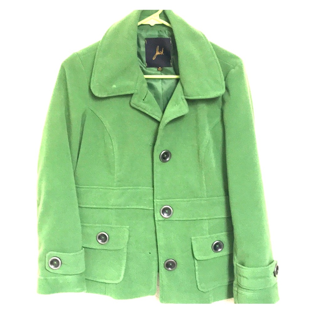 FINAL SALE!!! Jack  brand Green pea coat.